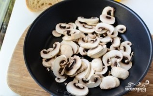 Запеченные бутерброды с грибами - фото шаг 3