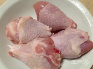 Куриные голени в ореховой корочке - фото шаг 3