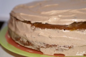 Шоколадно-сырный торт - фото шаг 5