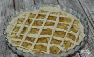 Пирог из дрожжевого теста с яблоками - фото шаг 5