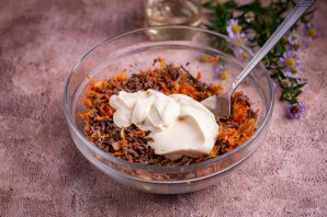 Печень с морковью и луком - фото шаг 11