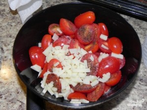 Салат с помидорами черри - фото шаг 4