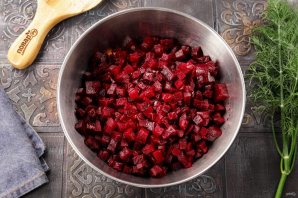 Винегрет с зелёным яблоком