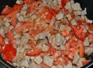 Свинина с кабачками и помидорами - фото шаг 2