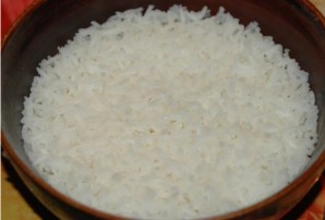 Блины с рисом и яйцом - фото шаг 3