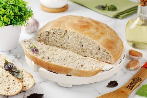 Хлеб с базиликом и чесноком - фото шаг 11