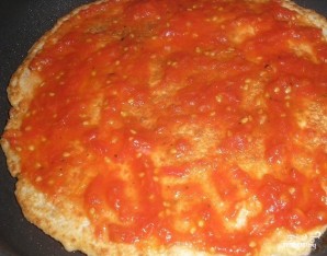 Быстрая пицца из батона - фото шаг 5
