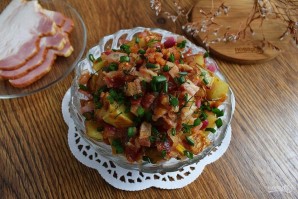 Королевский картофельный салат - фото шаг 6