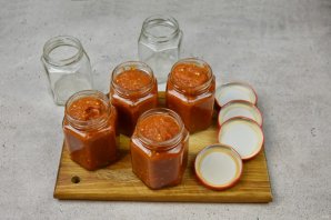 Айвар из печеных овощей - фото шаг 9
