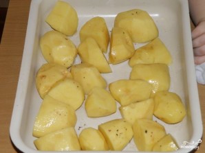 Печеный картофель в духовке - фото шаг 4