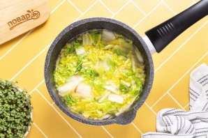 Суп из пекинской капусты - фото шаг 7