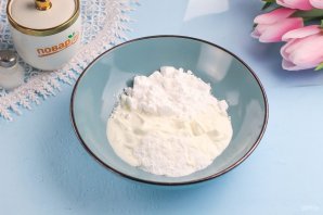 Блинный торт "Роза" - фото шаг 9