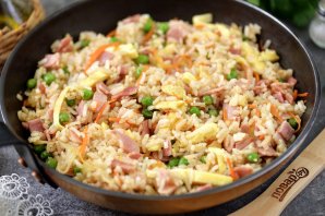 Рис с яйцом по-китайски - фото шаг 8