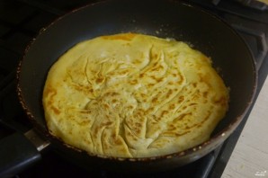 Хачапури с сулугуни на сковороде - фото шаг 8