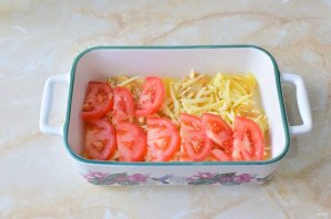 Мясо по-французски с курицей - фото шаг 6