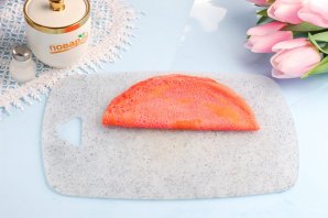 Блинный торт "Роза" - фото шаг 11