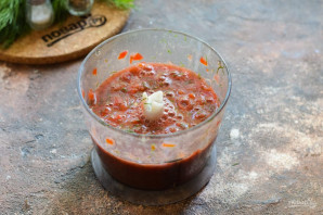 Грузинский томатный соус на зиму - фото шаг 5