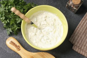 Белый соус для шашлыка - фото шаг 5