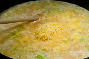Пивной суп с сыром "Чеддер" - фото шаг 4