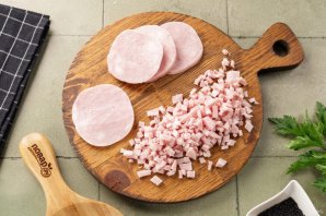 Круассаны с ветчиной - фото шаг 2