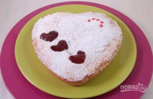 Сладкий пирог на День Святого Валентина - фото шаг 13