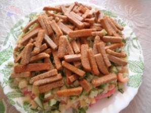Простой салат с куриным филе - фото шаг 3