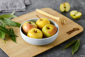 Моченые яблоки с медом и горчицей - фото шаг 6
