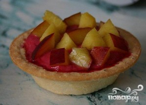 Холодные пирожные из вишни в тарталетках - фото шаг 4