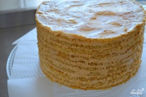 Медовый пирог со сметанным кремом - фото шаг 5