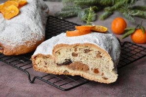 Рождественский дрожжевой штоллен - фото шаг 21