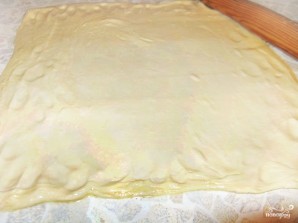 Пирог с повидлом из слоеного теста - фото шаг 2