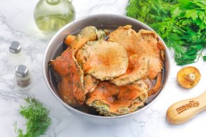 Жареные грибы рыжики