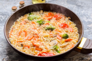 Рис с овощами в сметанном соусе - фото шаг 7