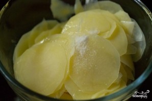 Картофельные чипсы в духовке без масла - фото шаг 6