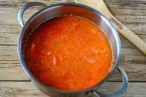 Томатный крем-суп с хрустящим рисом - фото шаг 5