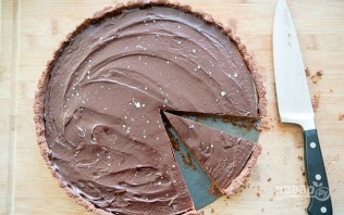 Шоколадно-карамельный тарт - фото шаг 7