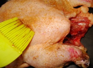 Курица с фасолью в духовке - фото шаг 8