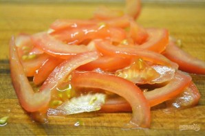 Салат с курицей и томатами - фото шаг 3