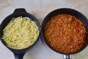 Спагетти по-болонски - фото шаг 11