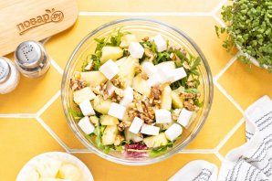 Салат с ананасом и сыром - фото шаг 5