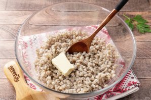 Перловка в микроволновке - фото шаг 9