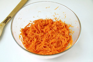 Корейская морковь с мясом - фото шаг 4
