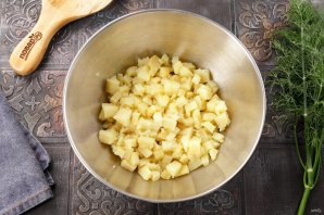 Винегрет с зелёным яблоком