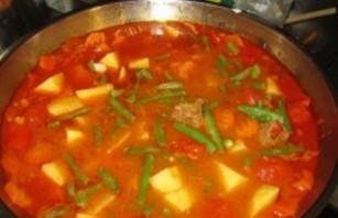 Венгерский суп в хлебе - фото шаг 3