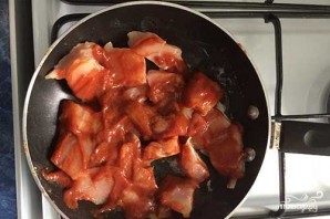 Индейка в томатно-сметанном соусе - фото шаг 3
