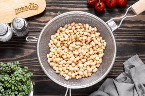 Постный салат с фасолью - фото шаг 2