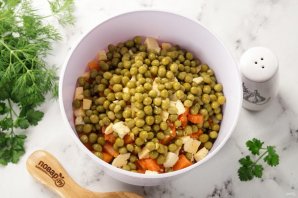 Салат "Пасхальный венок" - фото шаг 7