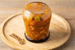 Кабачки в томатном соусе на зиму - фото шаг 8