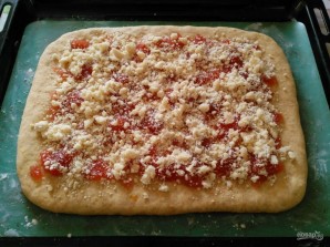 Тыквенный пирог с ягодами и штрейзелем - фото шаг 9