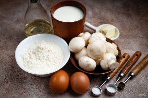 Грибные блины - фото шаг 1